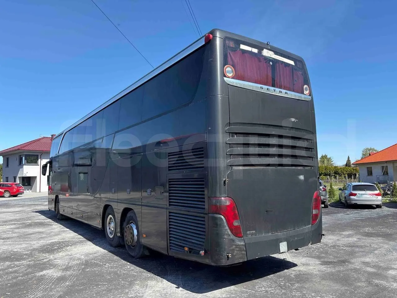 Setra S431   DT - Euro5 - 375kW - 13.870mt - 3/4 left rear side
