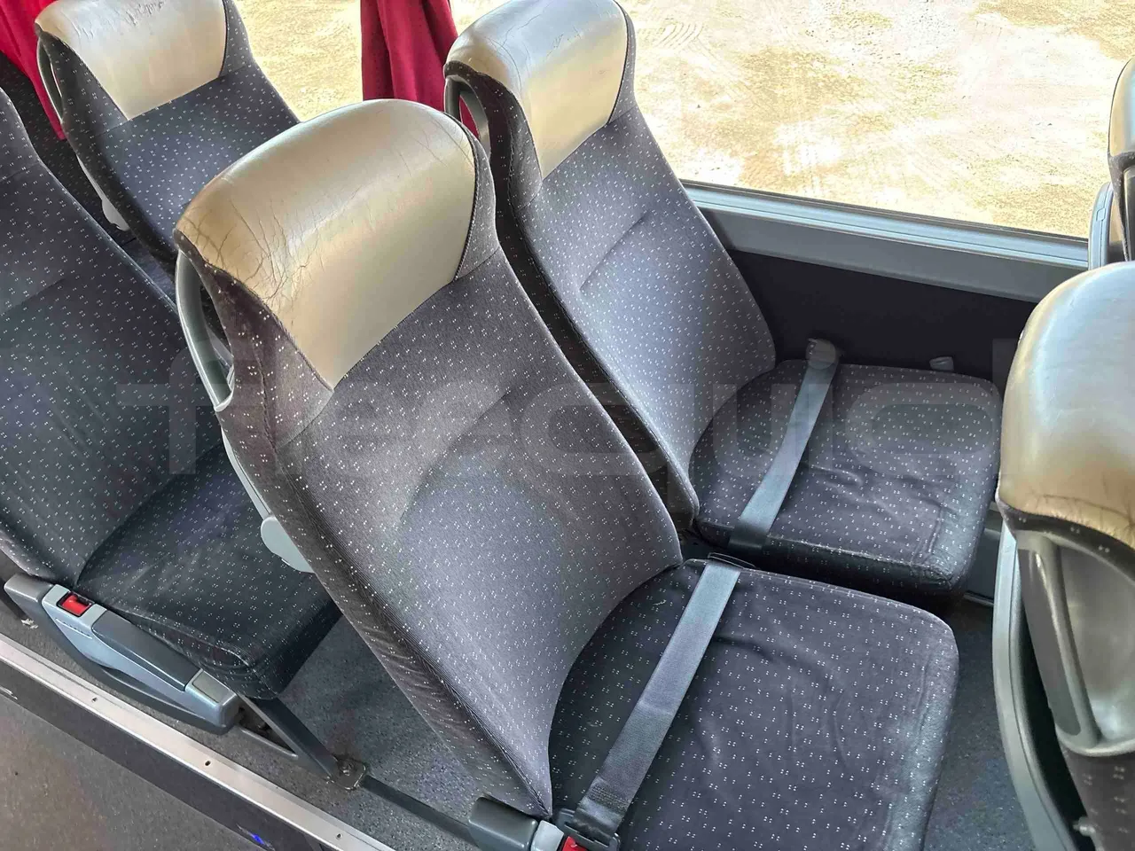 Setra S431   DT - Euro5 - 375kW - 13.870mt - central seat safety belt