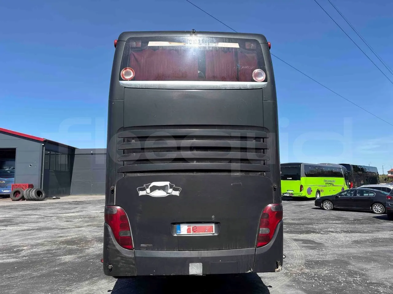 Setra S431   DT - Euro5 - 375kW - 13.870mt - rear hatch closed