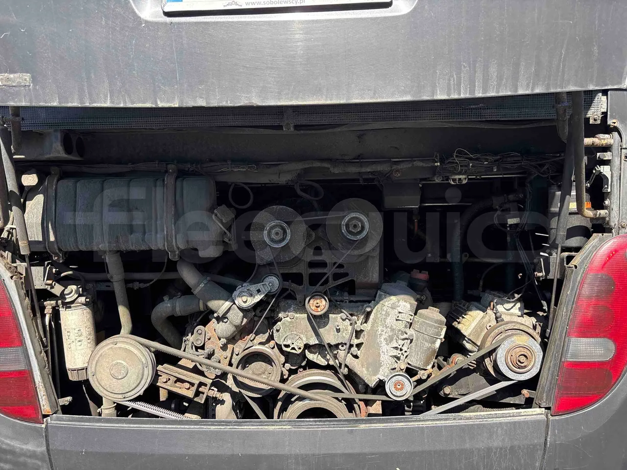 Setra S431   DT - Euro5 - 375kW - 13.870mt - rear hatch open