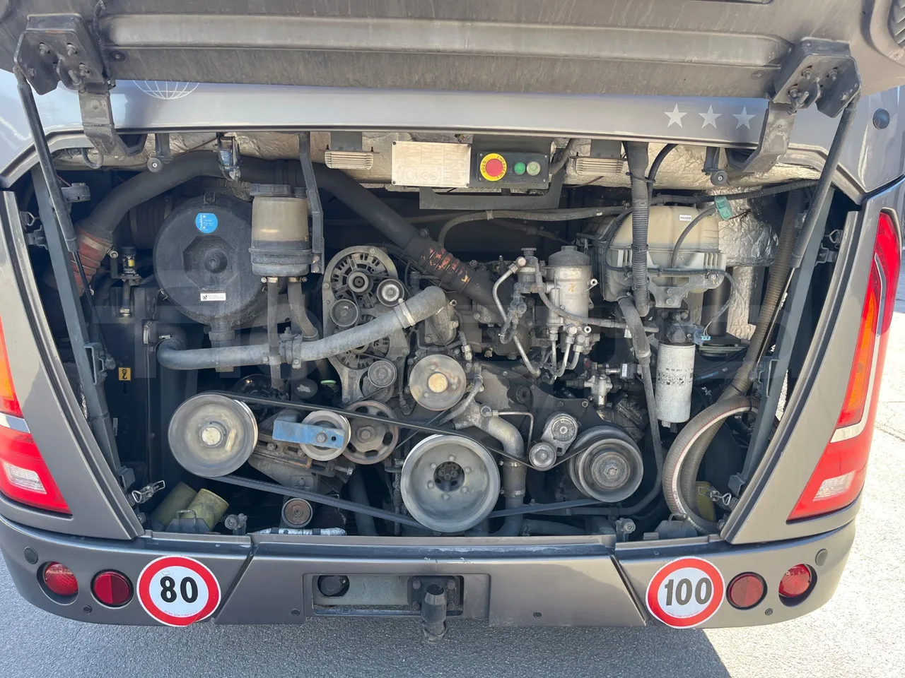 Temsa MD9 A/A3J/1L - Euro 6 - 213 kW - 9.480 mt - rear hatch open