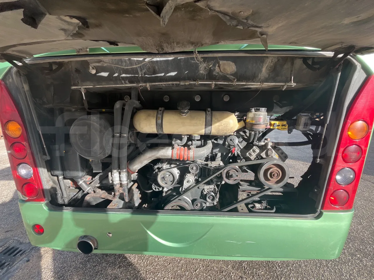 Irizar Scania K380EB - EUR4 - 279kW - 12m - rear hatch open