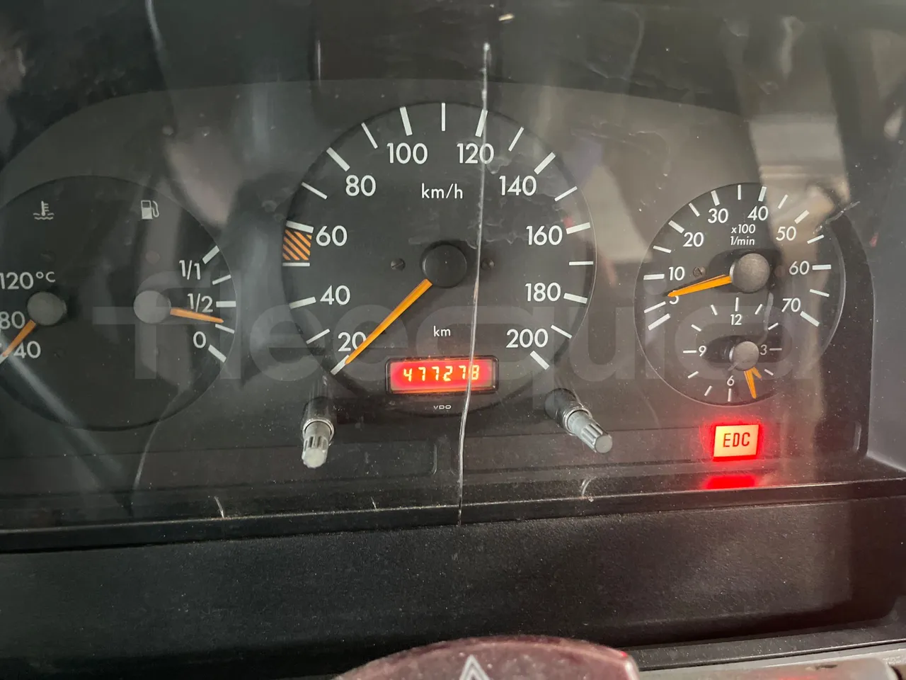 Mercedes-Benz Sprinter 312 - Euro 2 - 90kW - 6.535m - dashboard lights on