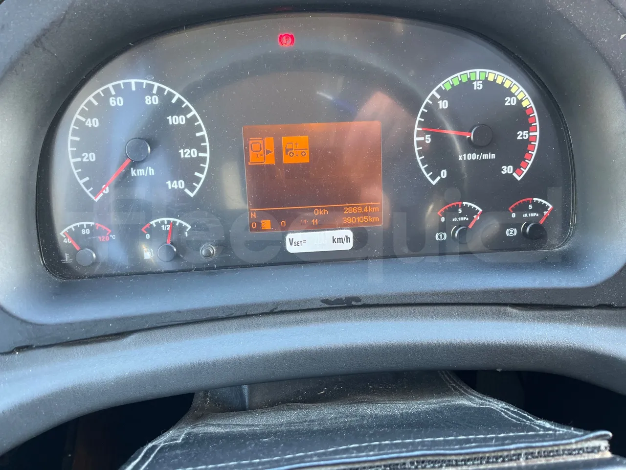 Temsa MD9 A VAR A3C - Euro5 - 184kW - 9.480mt - dashboard lights on