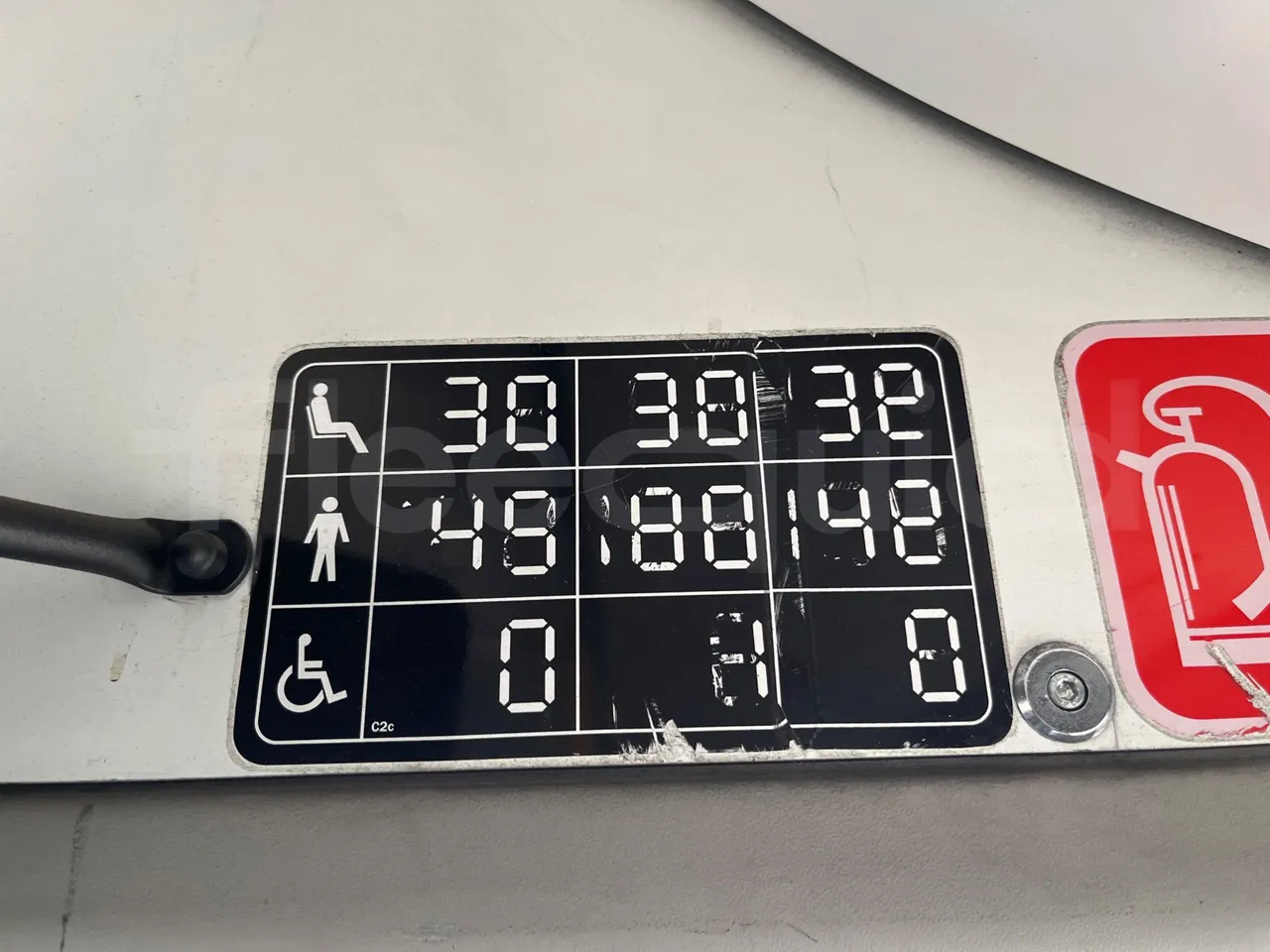 Solaris Urbino 12 - Euro6 - 240kW - 12mt - seat plate photo