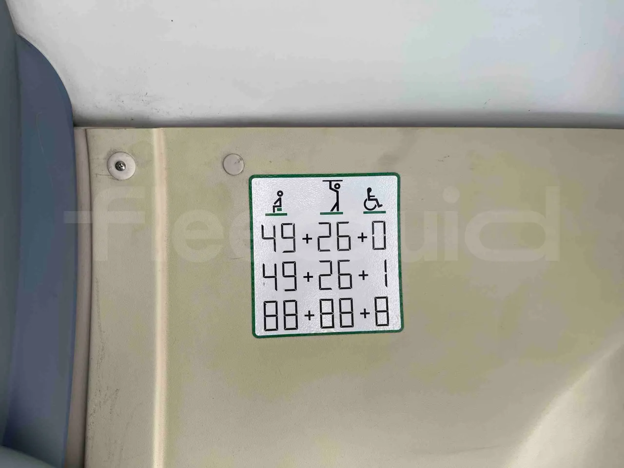 Iveco Crossway - seat plate photo