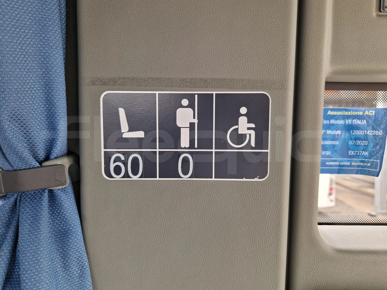 Mercedes-Benz Tourismo RHD 632 01 - EUR6 - 290kW - 12.96m - seat plate photo