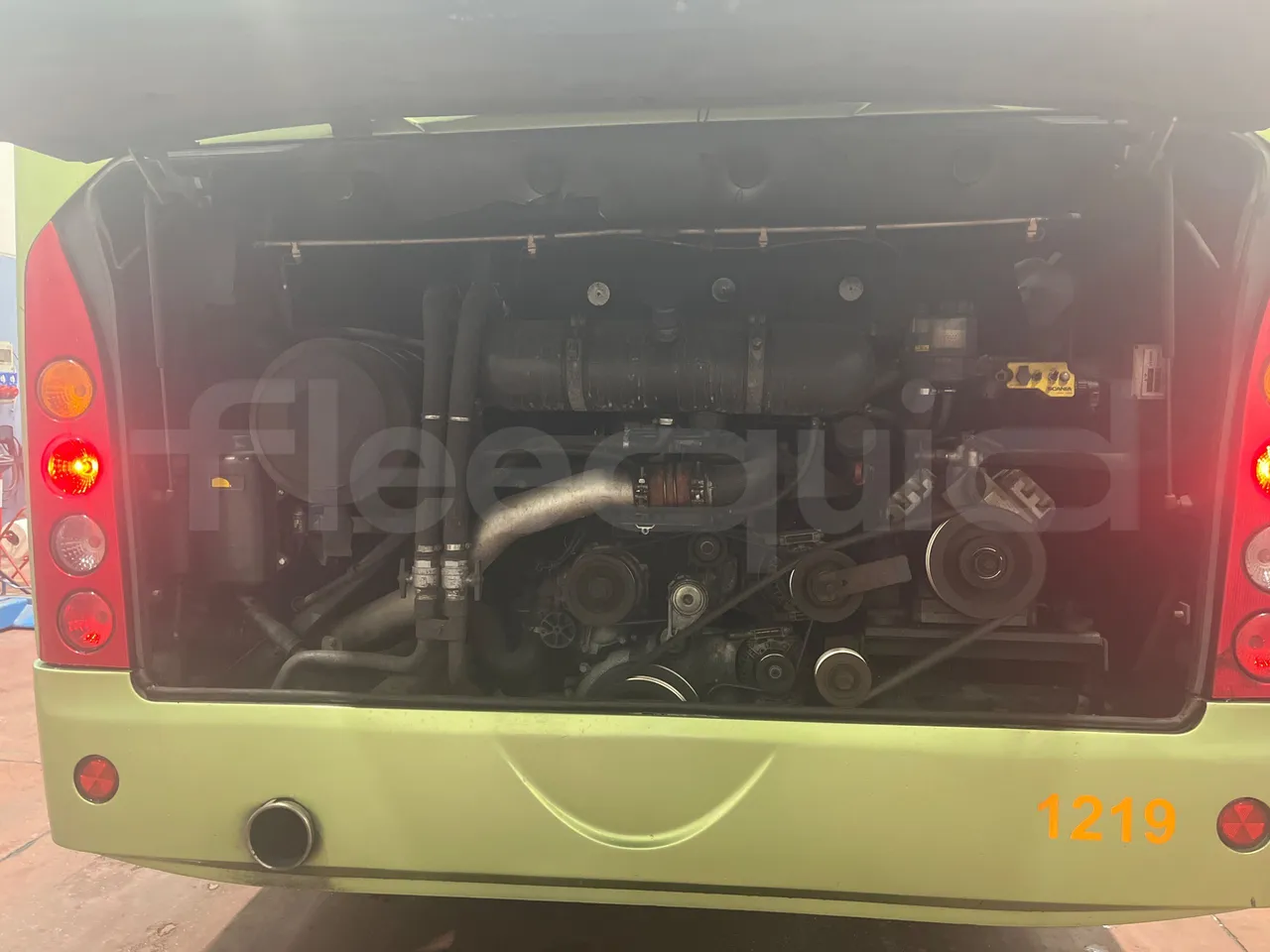 Irizar Scania K380EB - EUR4 - 279kW - 12m - rear hatch open
