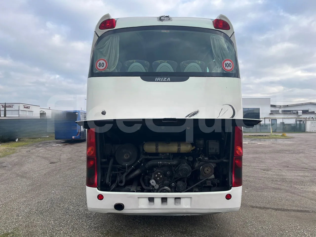 Scania Irizar K124EB / Euro 3 - 309 Kw - 12 Mt - rear hatch open
