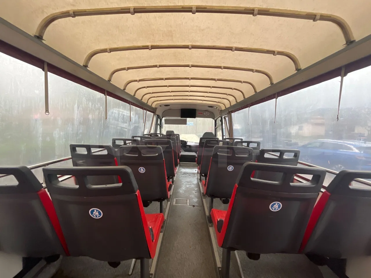 Salvador Caetano Optimo Cabrio BB50L - EUR3 - 100kW - 7.586m - forward view all seats last row height