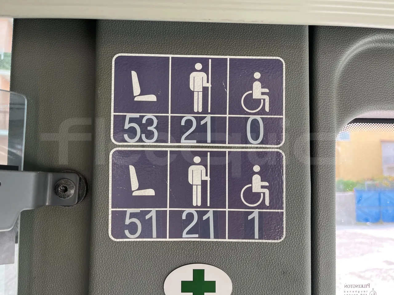Setra S415 - Seats Plate