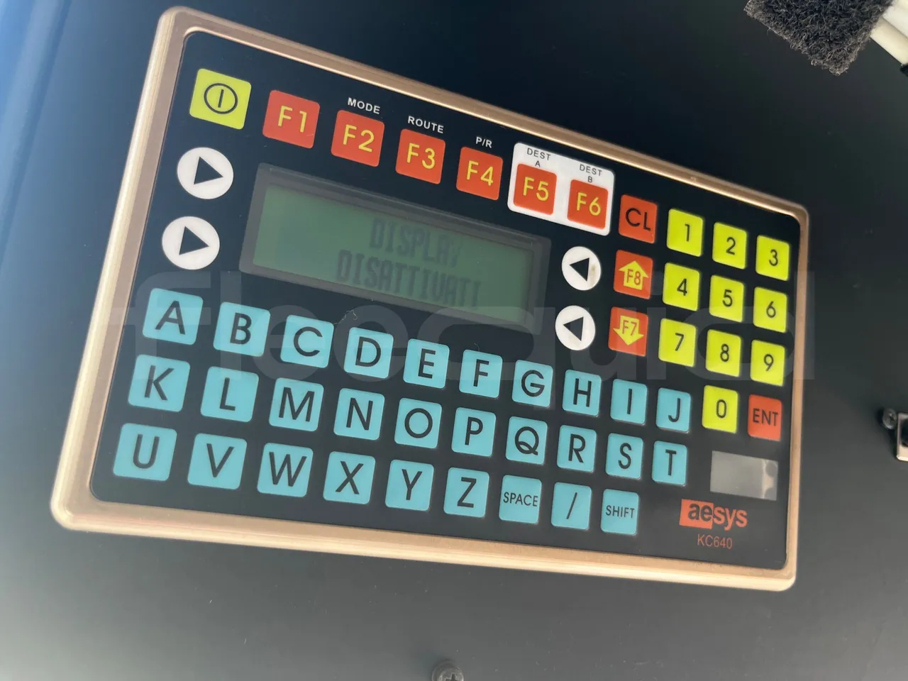 Irizar Scania - command unit indicators