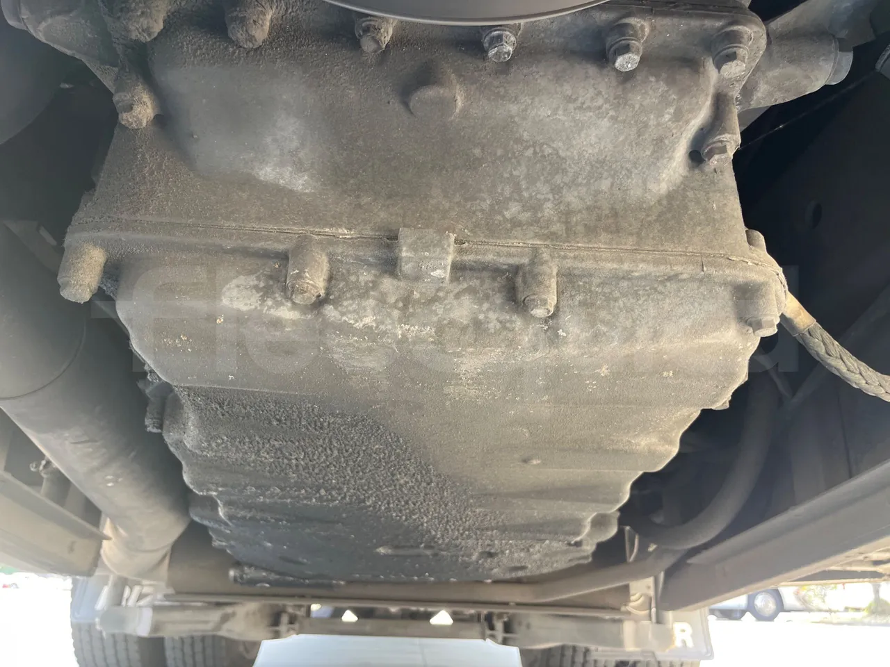 Irizar Scania - engine without protection