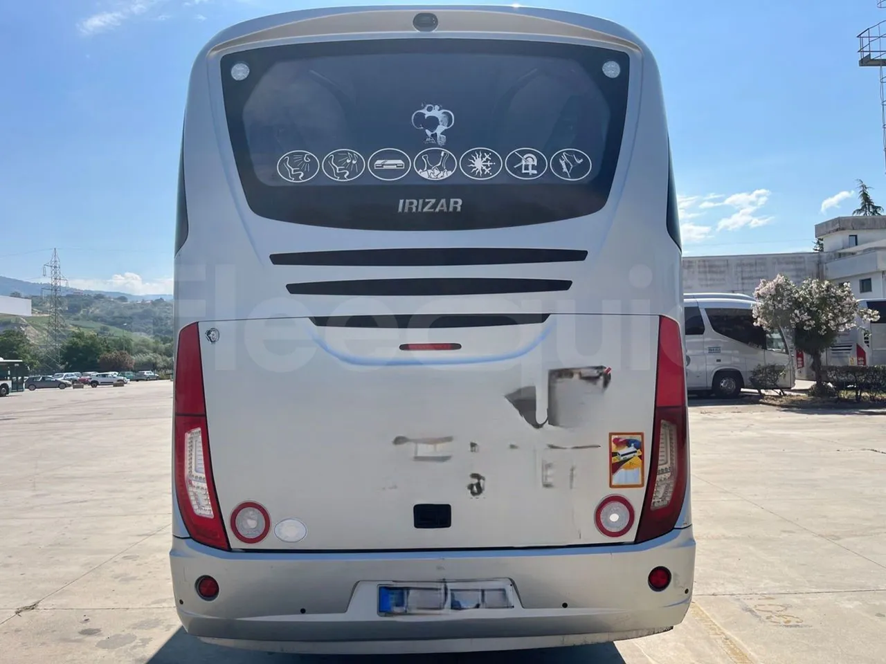 Irizar Scania - rear hatch closed