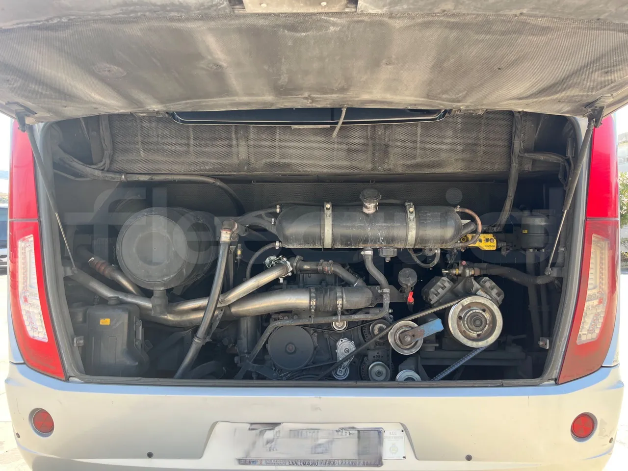 Irizar Scania - rear hatch open