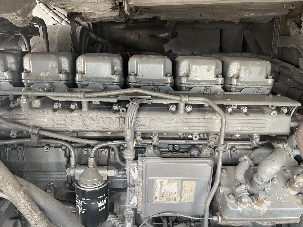 Irizar Scania Century K124EB - EUR3 - 309kW - 15m - engine plate photo