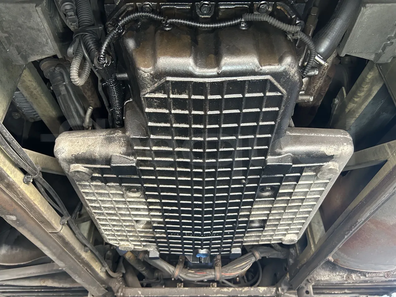 Setra S415 - Engine Without Protection