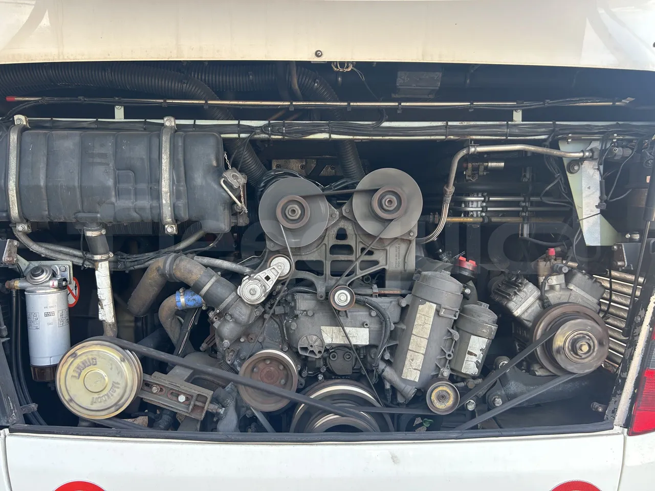 Setra S415 - Rear Hatch Open