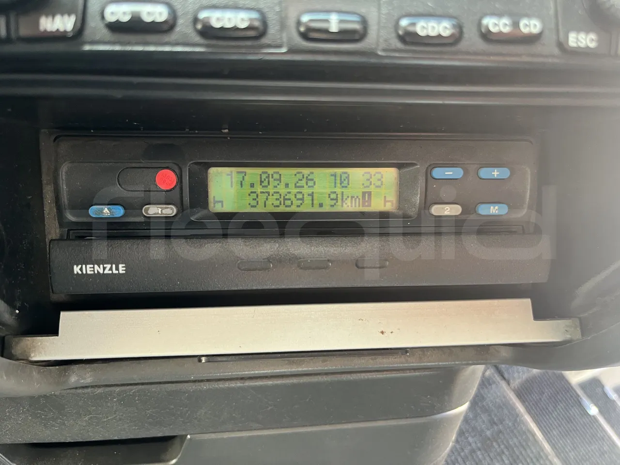 Setra S415 - Tachograph