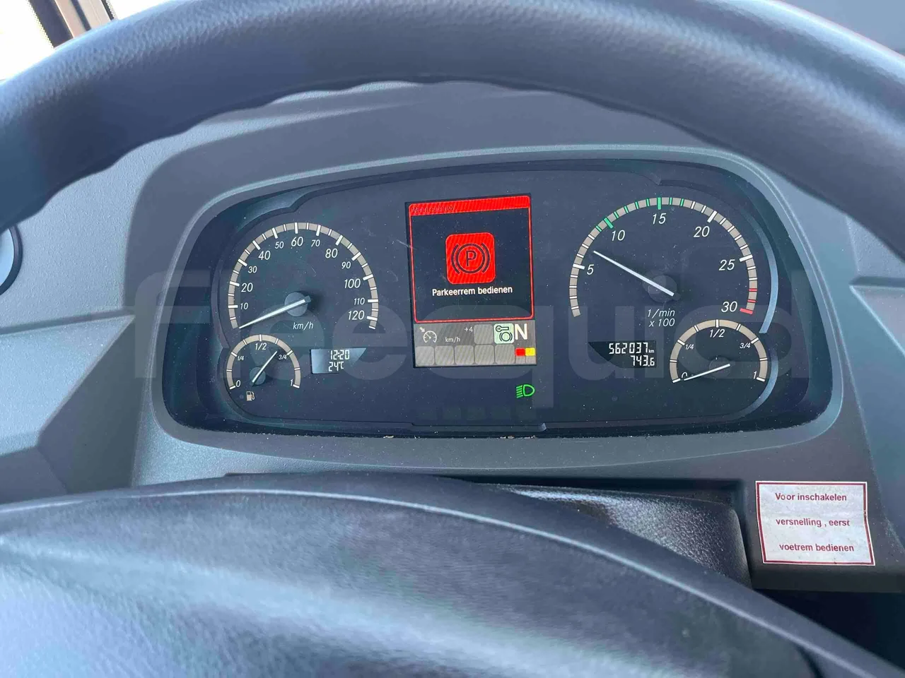 Mercedes-Benz Citaro - dashboard lights on