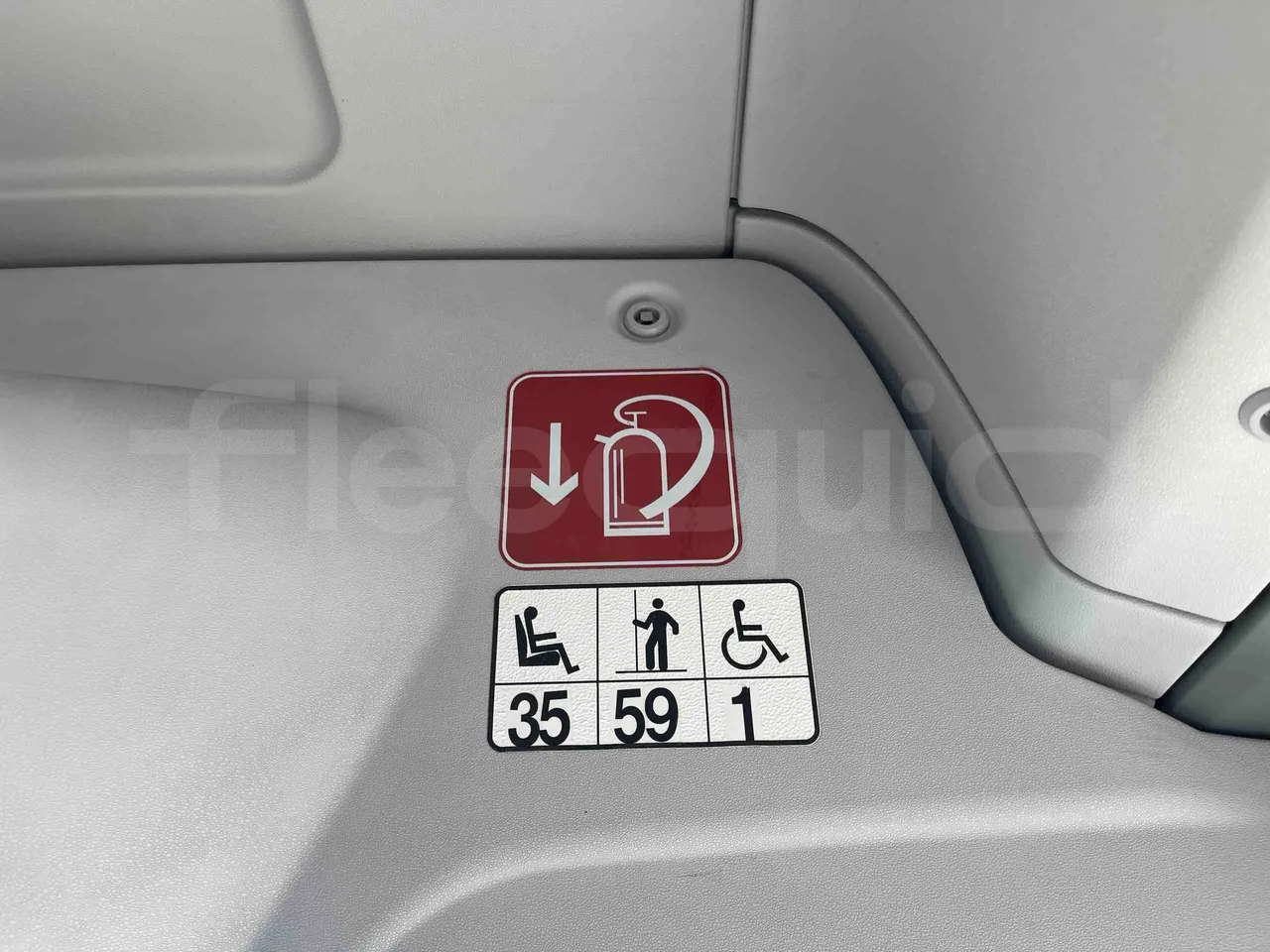 Mercedes-Benz Citaro - seat plate photo