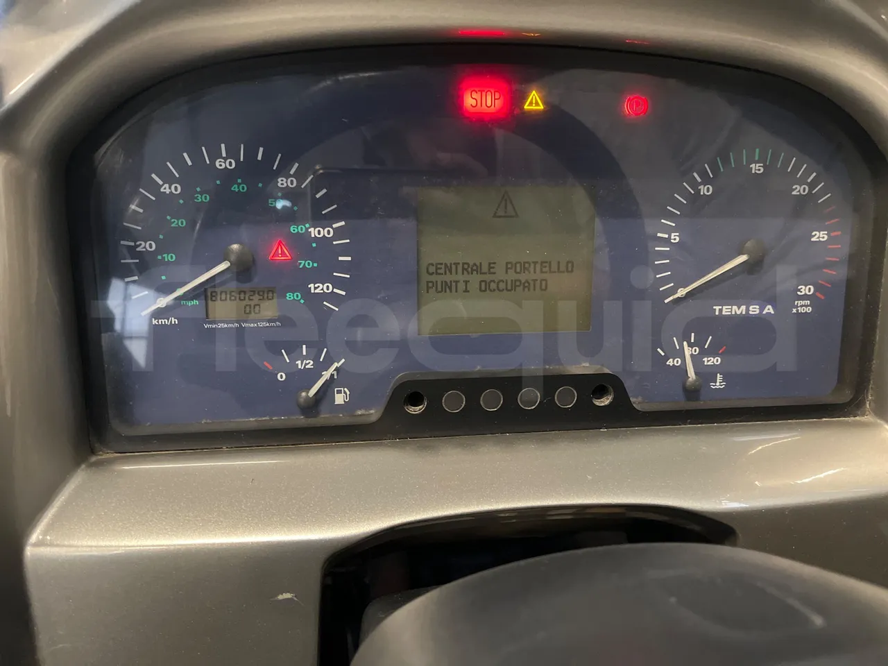 Temsa Safari RD RAT153 - EUR5 - 266kW - 12.200m - dashboard lights on