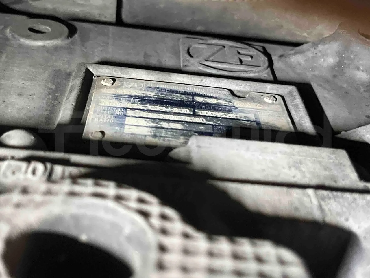 Mercedes-Benz Citaro G 0530 - EUR5 - 260kW - 17.94m - gearbox plate photo