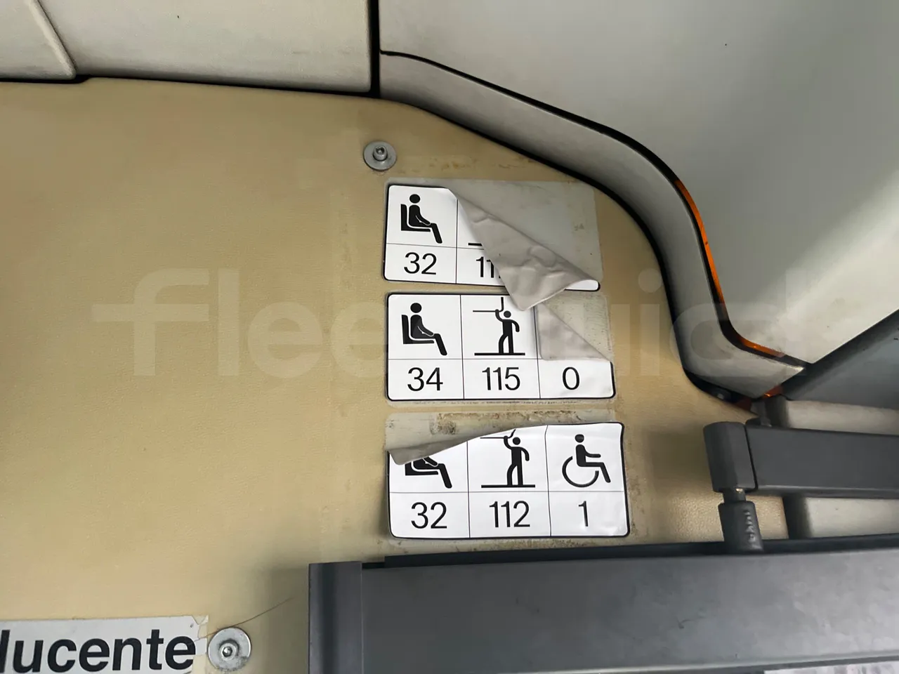 Mercedes-Benz Citaro G 0530 - EUR5 - 260kW - 17.94m - seat plate photo