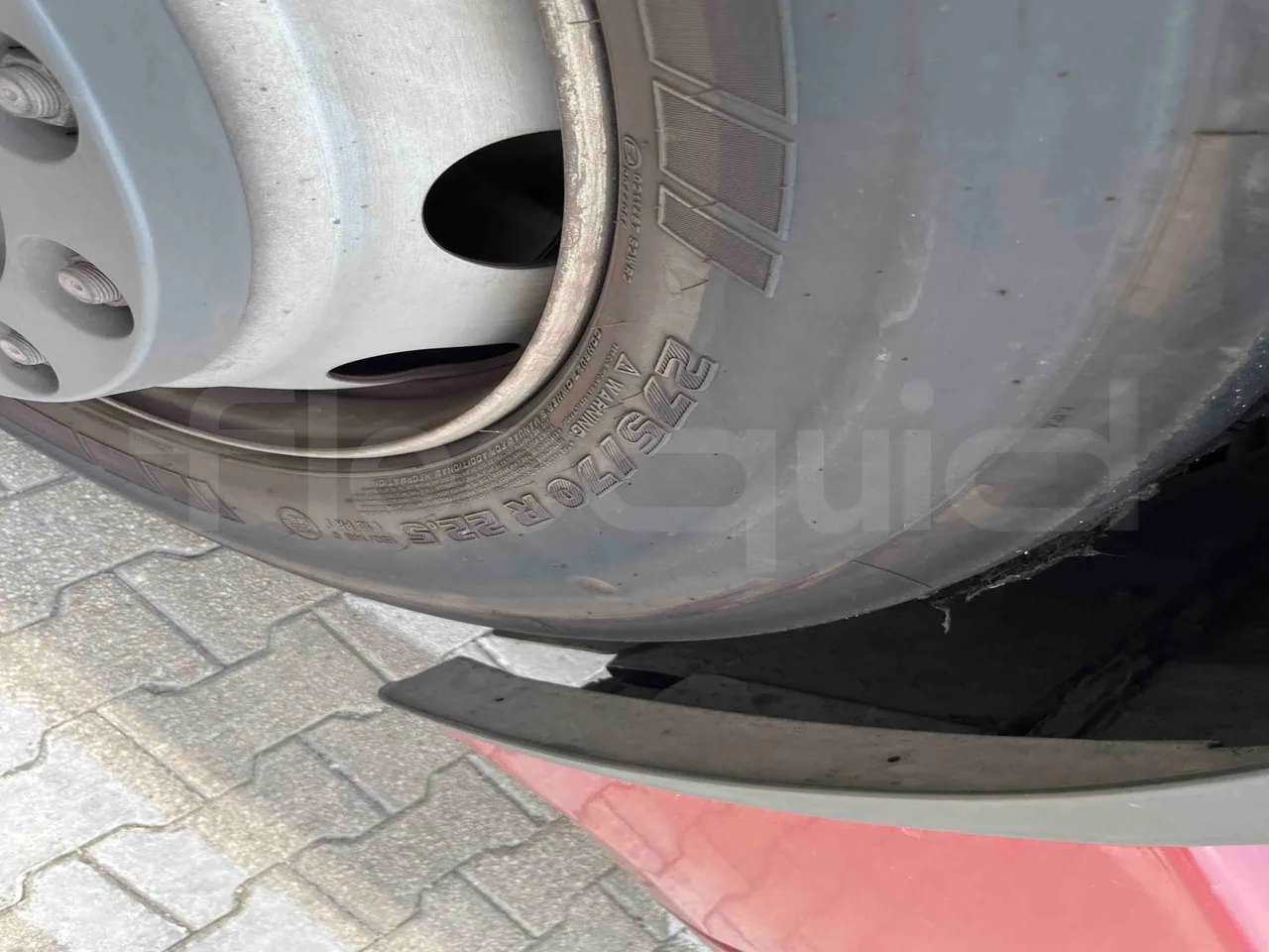 Iveco Citelis - front left tire measurements