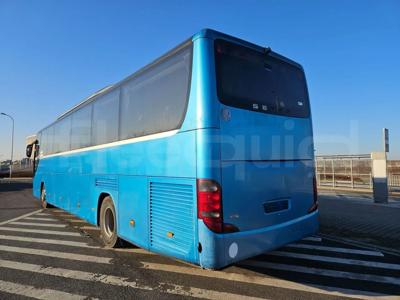 Setra S416 GT-HD - EUR4 - 315kW - 13.02m - 3/4 left rear side