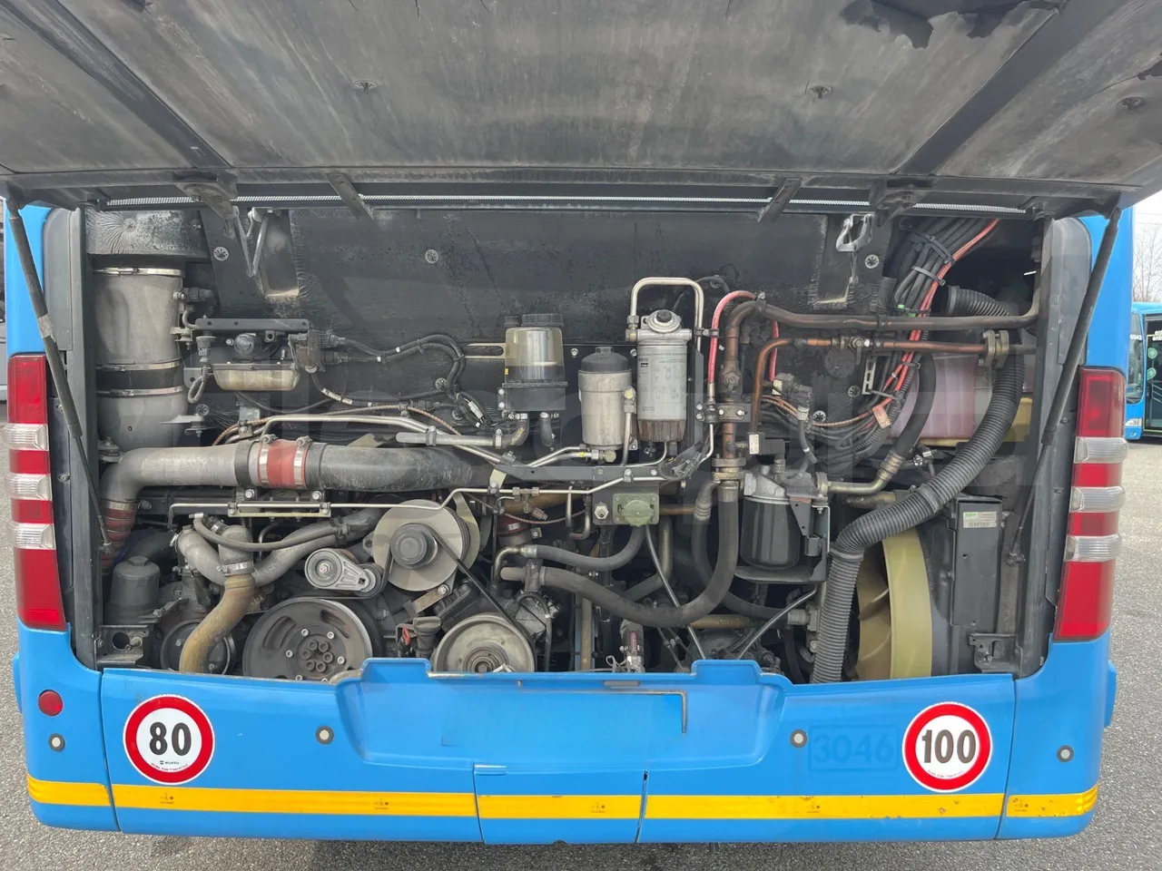 Mercedes-Benz Citaro O 530/2PCL2E4 - Euro 4 - 210 kW - 11,950 mt - rear hatch open