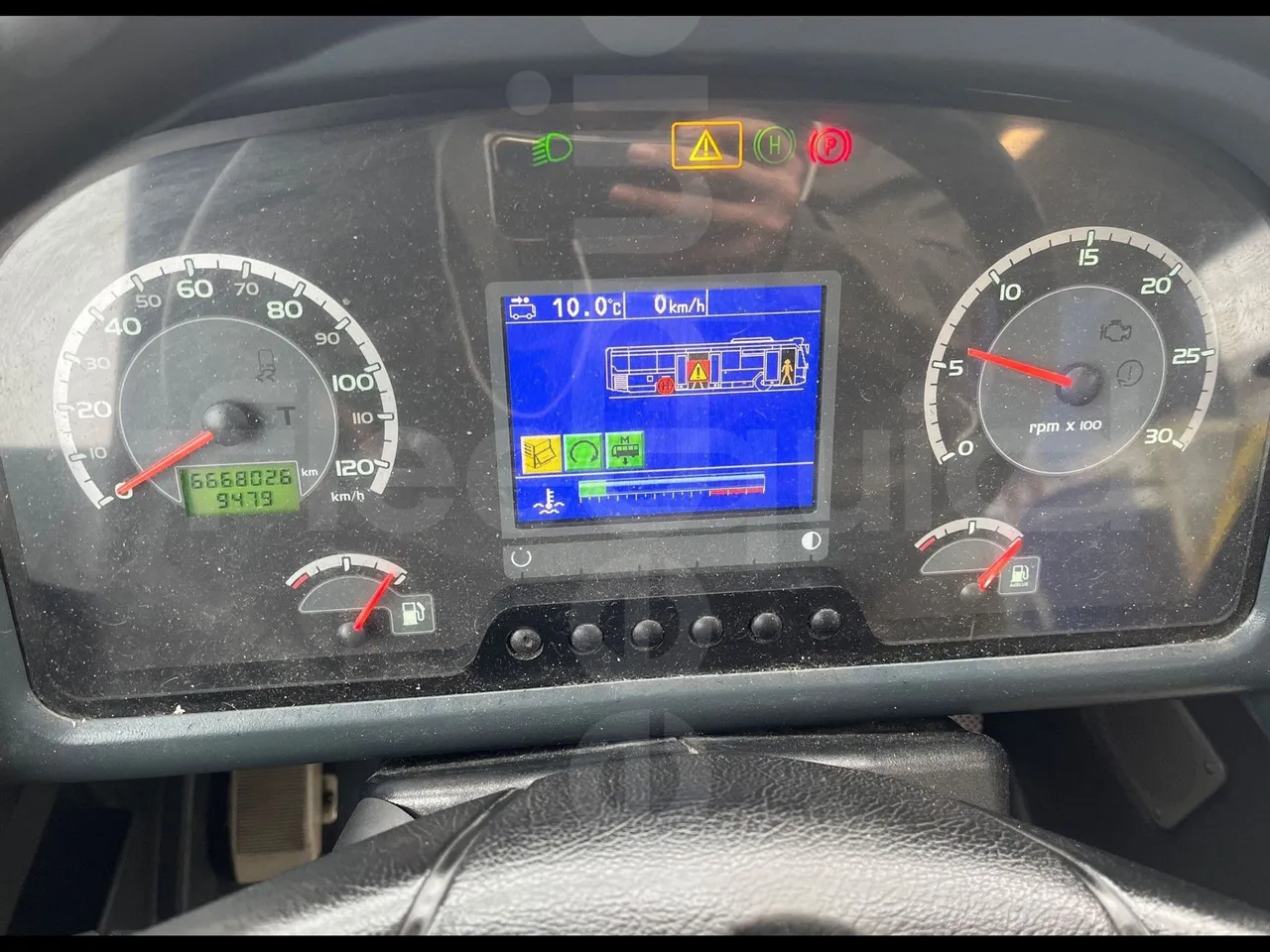 Vdl Citea LLE-120/255 405E1 - Euro6 - 182kW - 11.980mt - dashboard lights on