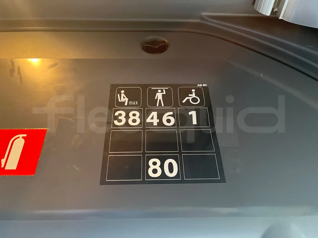 Vdl Citea LLE-120/255 405E1 - Euro6 - 182kW - 11.980mt - seat plate photo