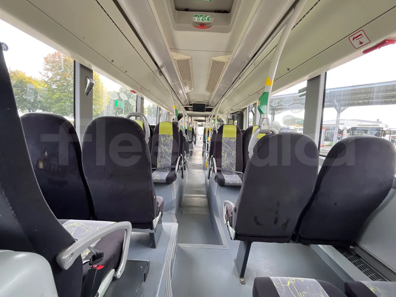 Volvo G891H L291LH24J8100 / Euro 6 - 177 Kw - 18.750 Mt - forward view all seats last row height