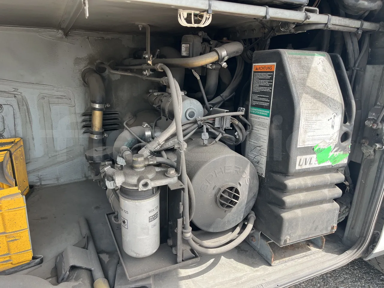 Setra S415 - Preheater
