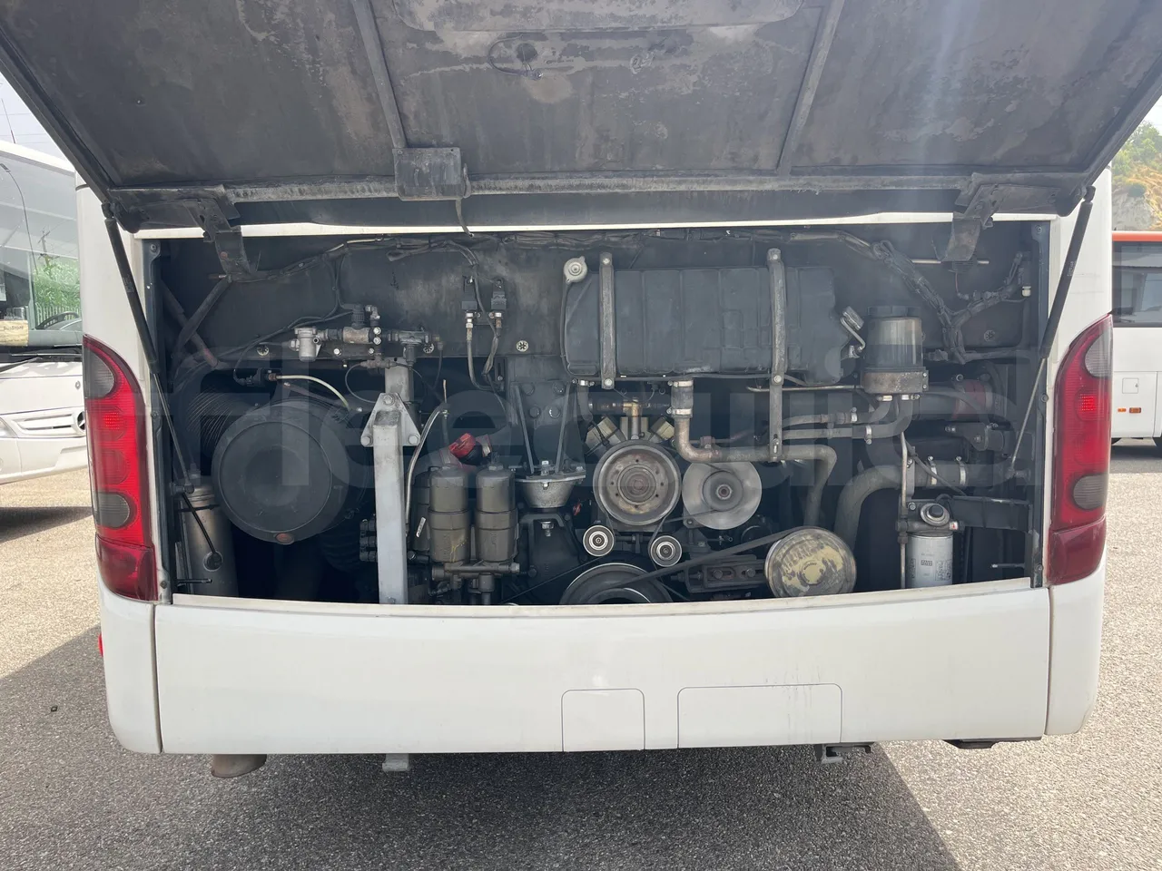 Setra S415 - Rear Hatch Open