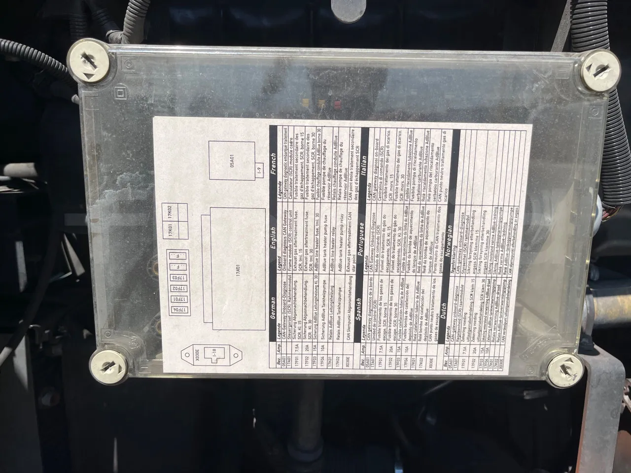 Mercedes-Benz Noge - Fire Suppression System