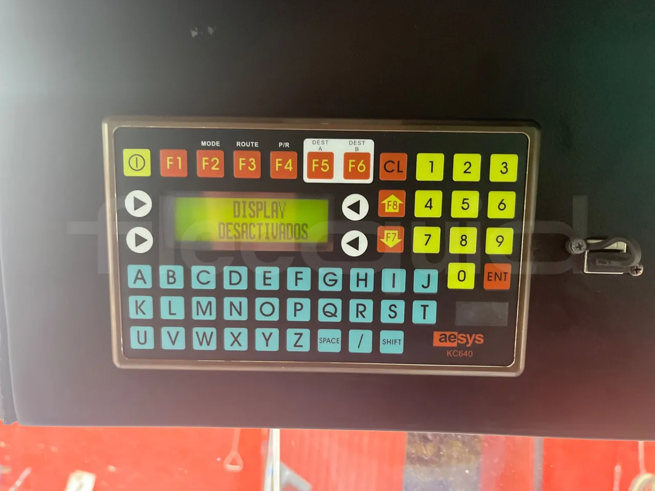 Man Ratio 18.480 - EUR5 - 353kW - 12.920m - command unit indicators