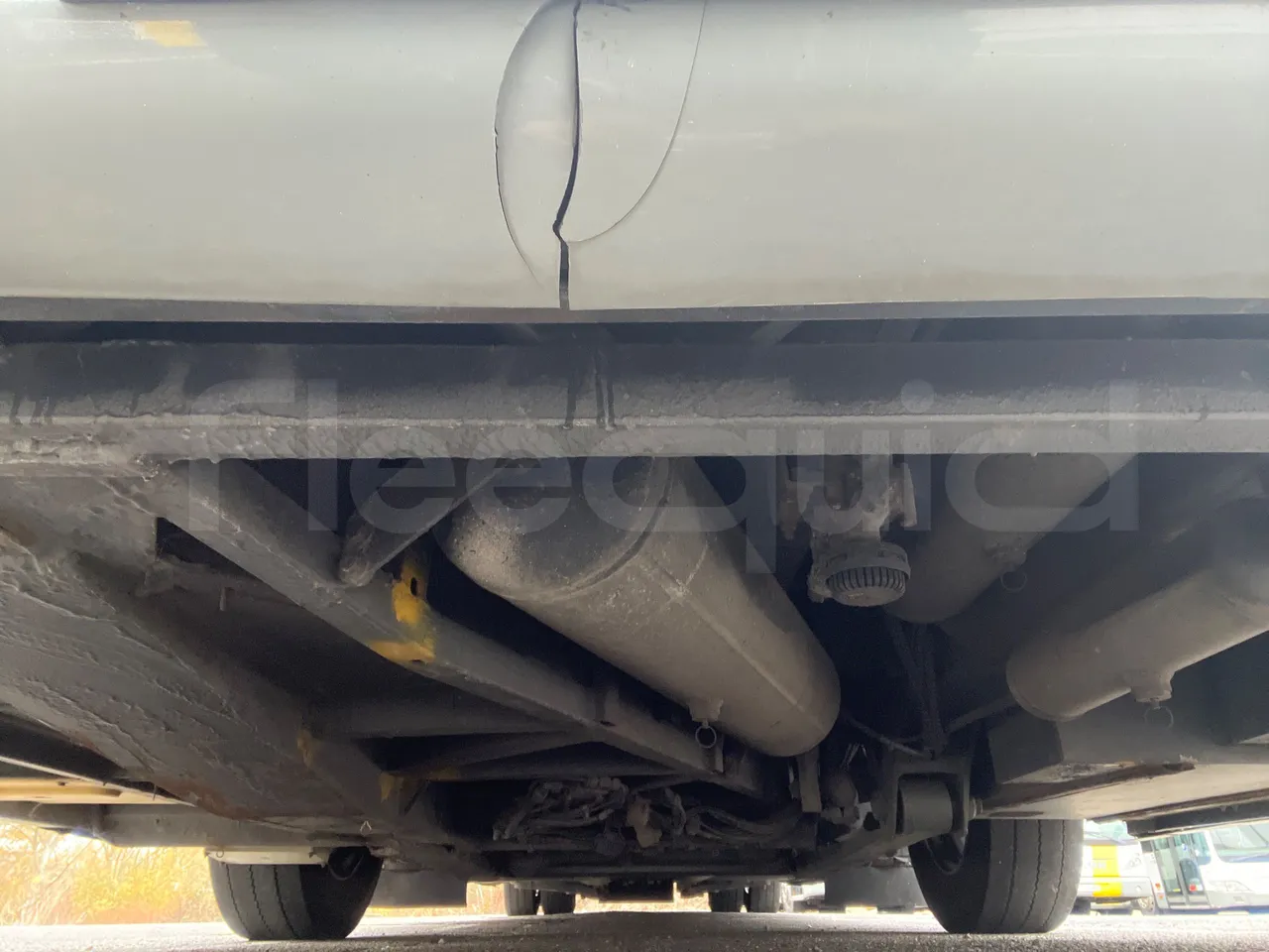 Van Hool A360 02N - Euro5 - 188kW - 12mt - front undercarriage from front