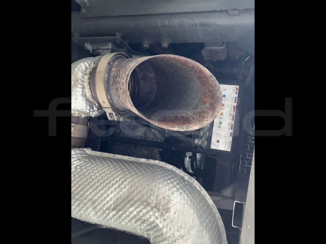 Volvo G891H L291LH24J8100 / Euro 6 - 177 Kw - 18.750 Mt - exhaust photo
