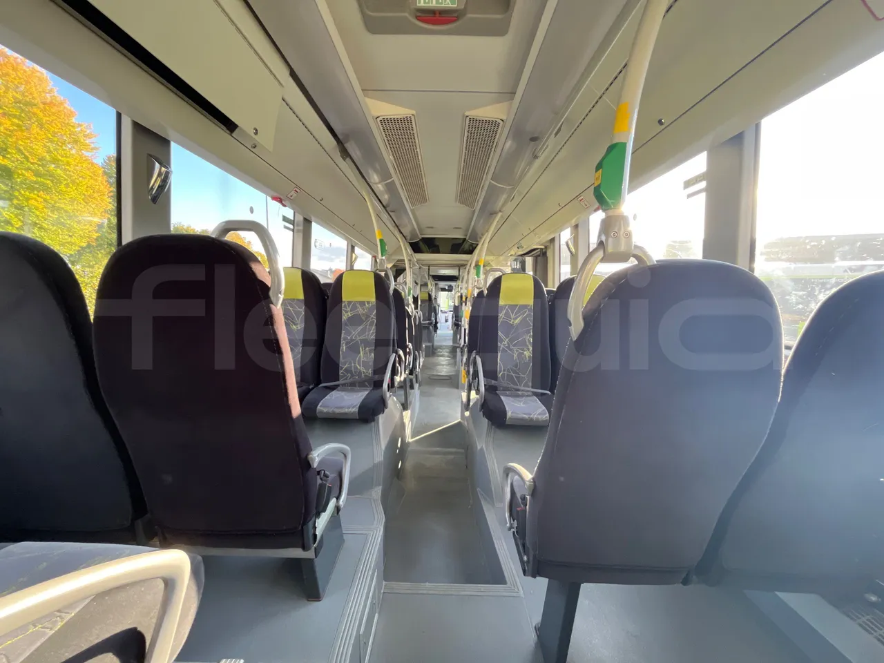 Volvo G891H L291LH24J8100 / Euro 6 - 177 Kw - 18.750 Mt - forward view all seats last row height