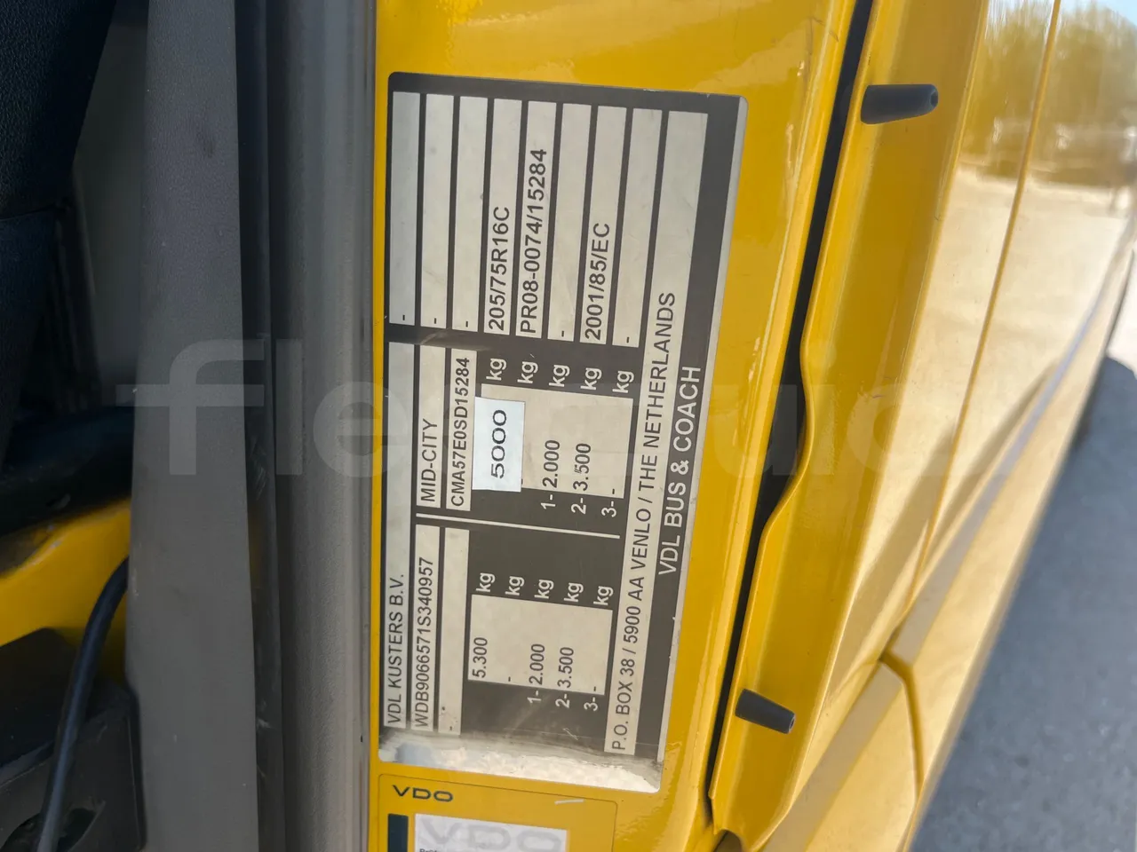 Mercedes-Benz Sprinter 906KA50 - Euro 4 - 110 kW - 7.345 mt - vehicle plate photo