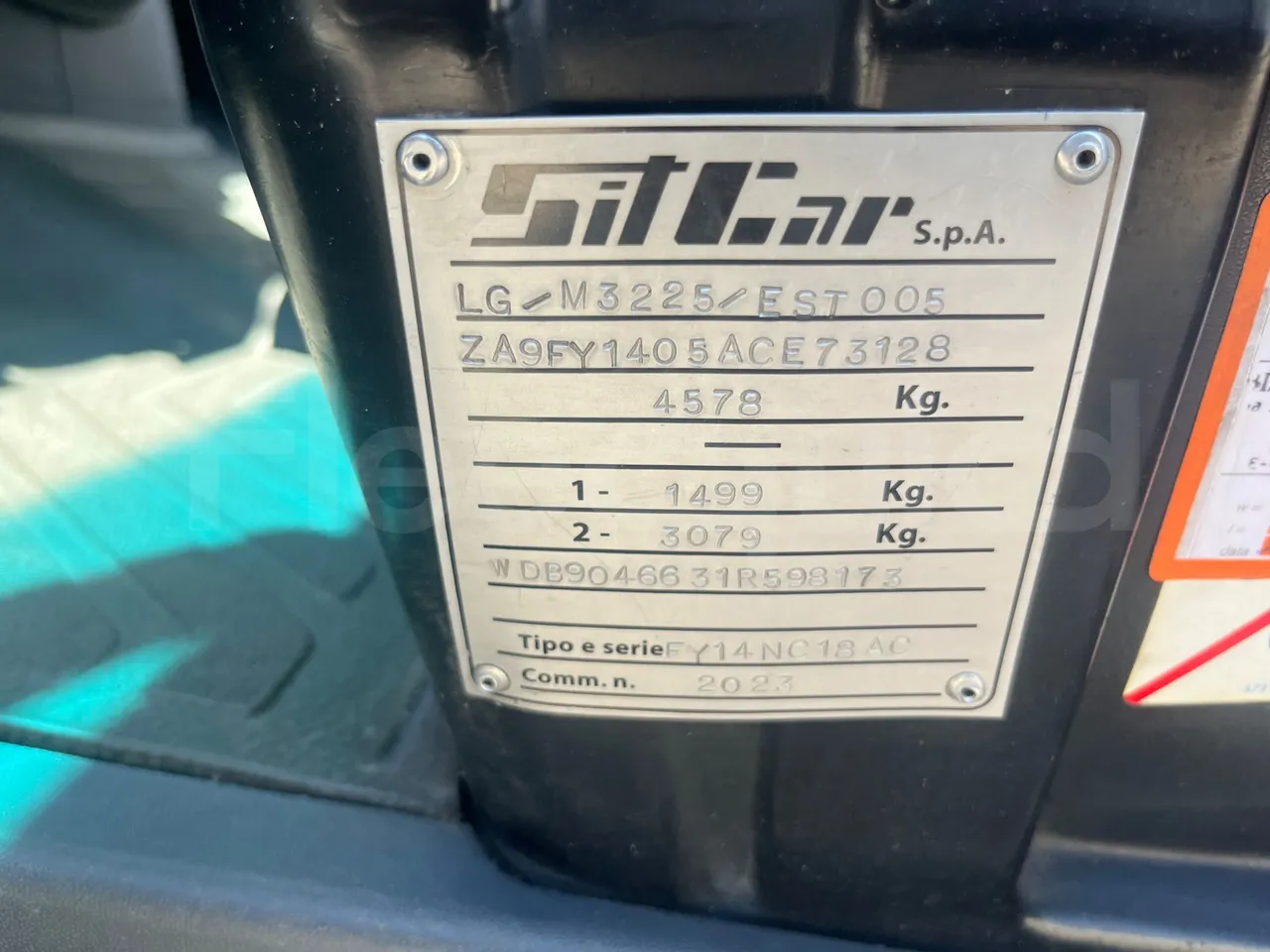 Mercedes-Benz Sprinter 416CD - EUR3 - 115kW - 6.995 - chassis VIN photo (mandatory for bus to scrap)