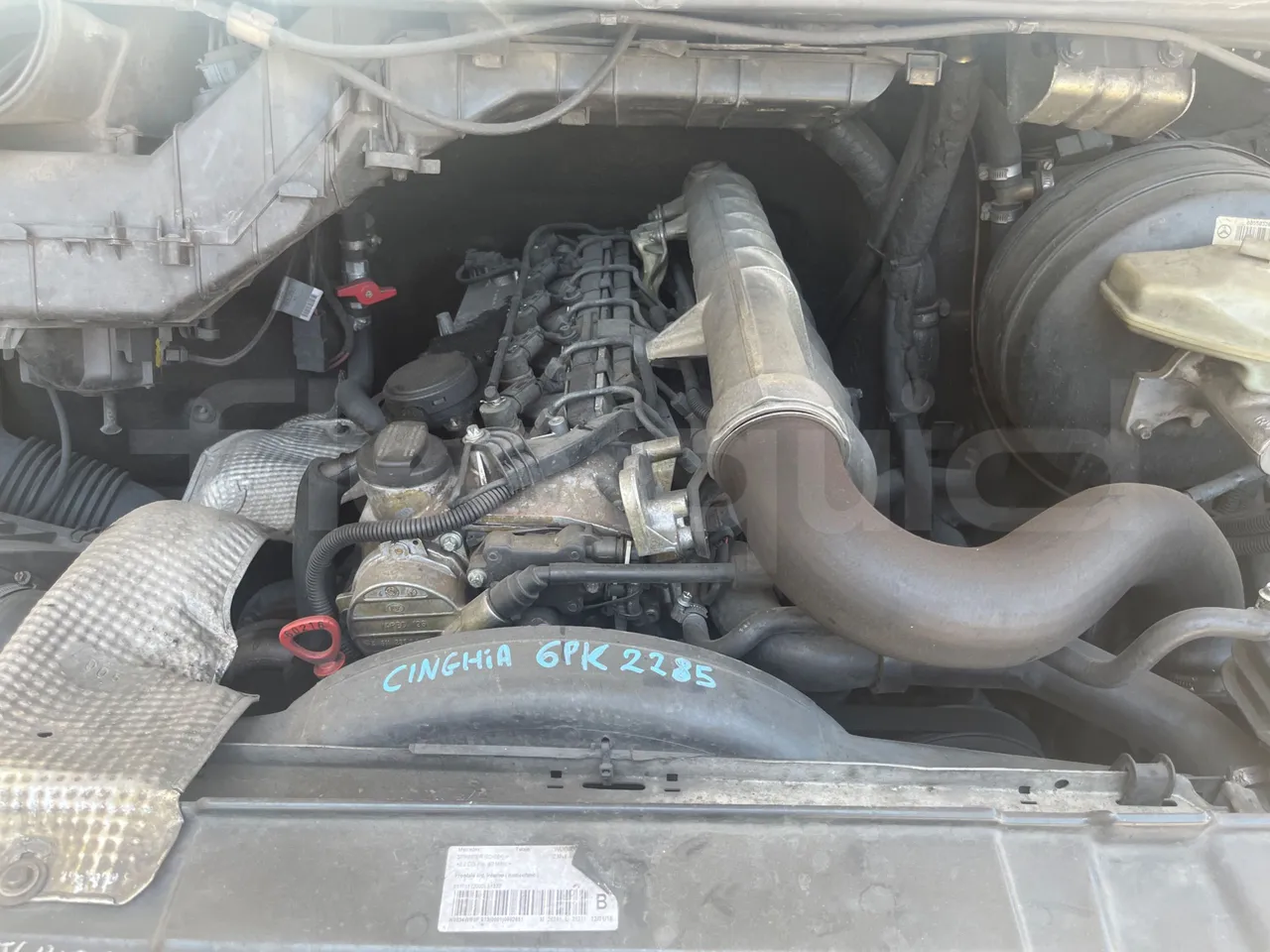 Mercedes-Benz Sprinter 416CD - EUR3 - 115kW - 6.995 - rear hatch open (mandatory for bus to scrap)