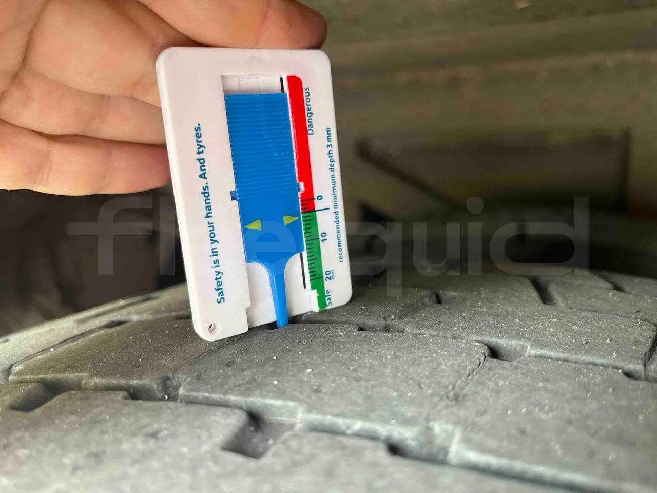 Iveco Crossway - front left tire measurements