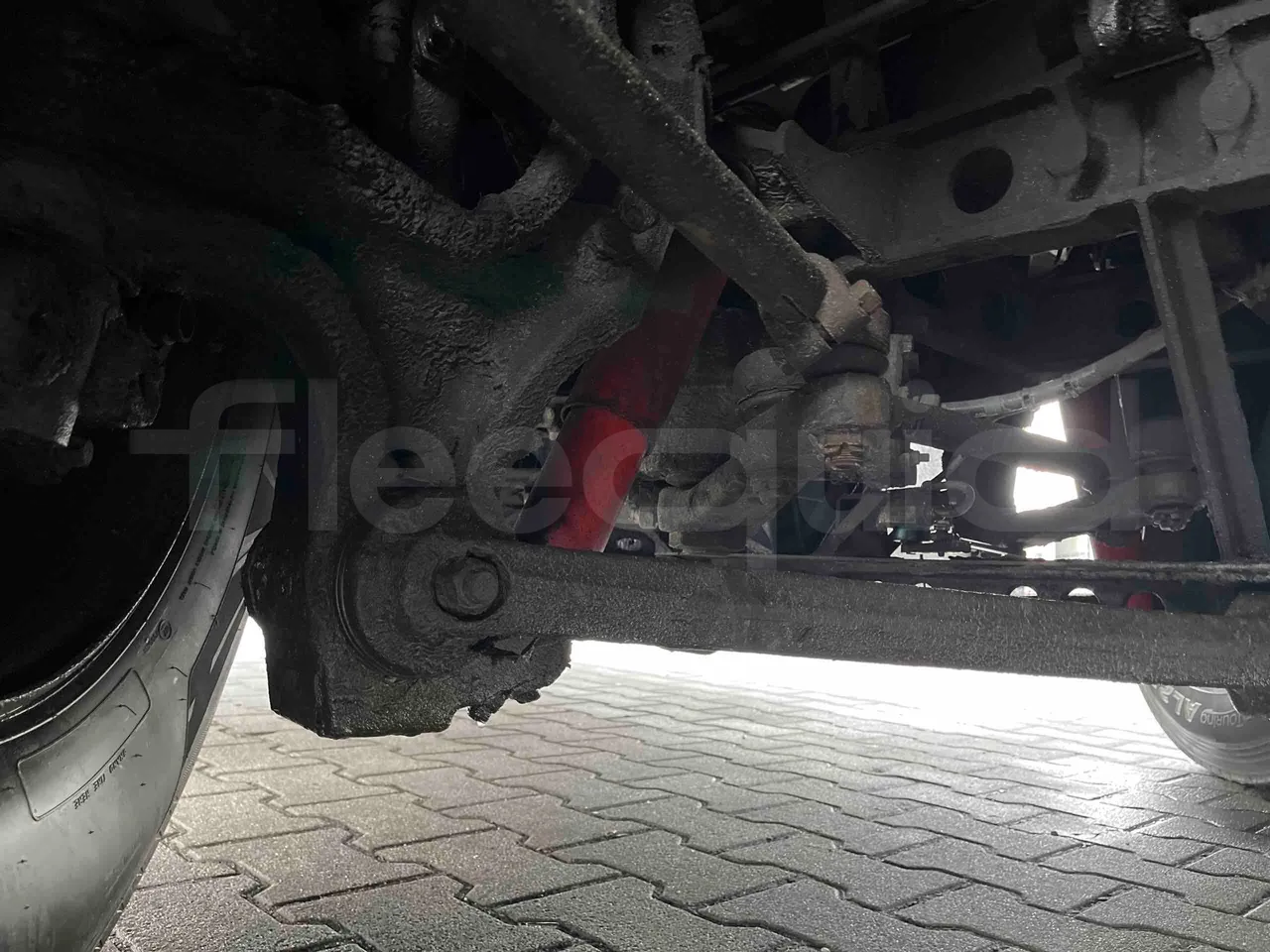 Van Hool Acron T917 - EUR5 - 340kW -  13.200m - front shock absorbers left