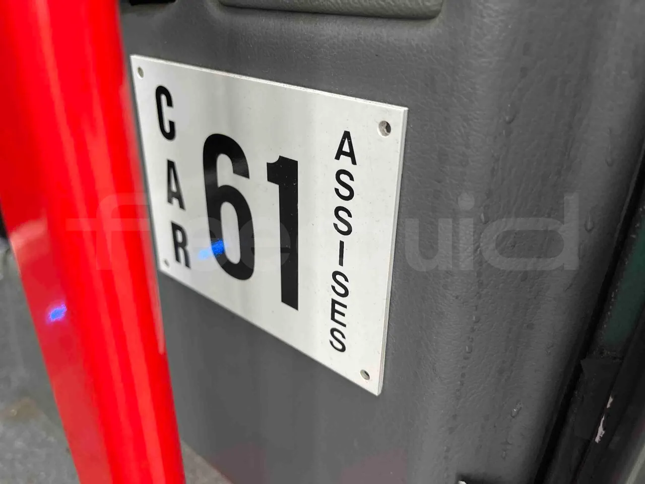 Van Hool Acron T917 - EUR5 - 340kW -  13.200m - seat plate photo