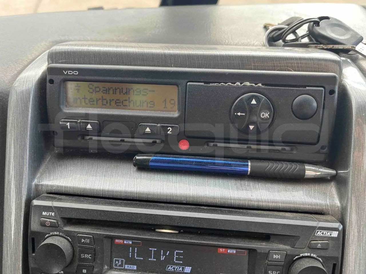Otokar Vectio - Tachograph