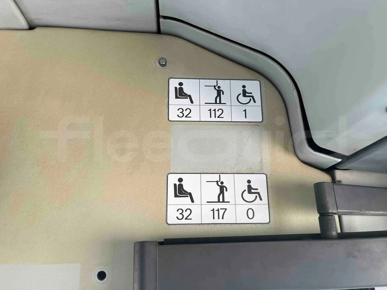 Mercedes-Benz Citaro G - Seats Plate