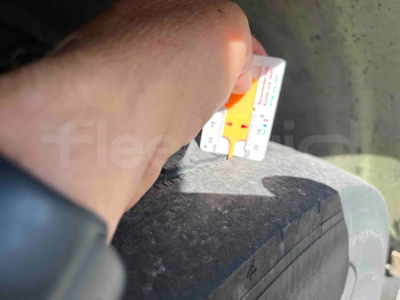 Mercedes-Benz Citaro G - First Axle Left Side: Tyre Tread